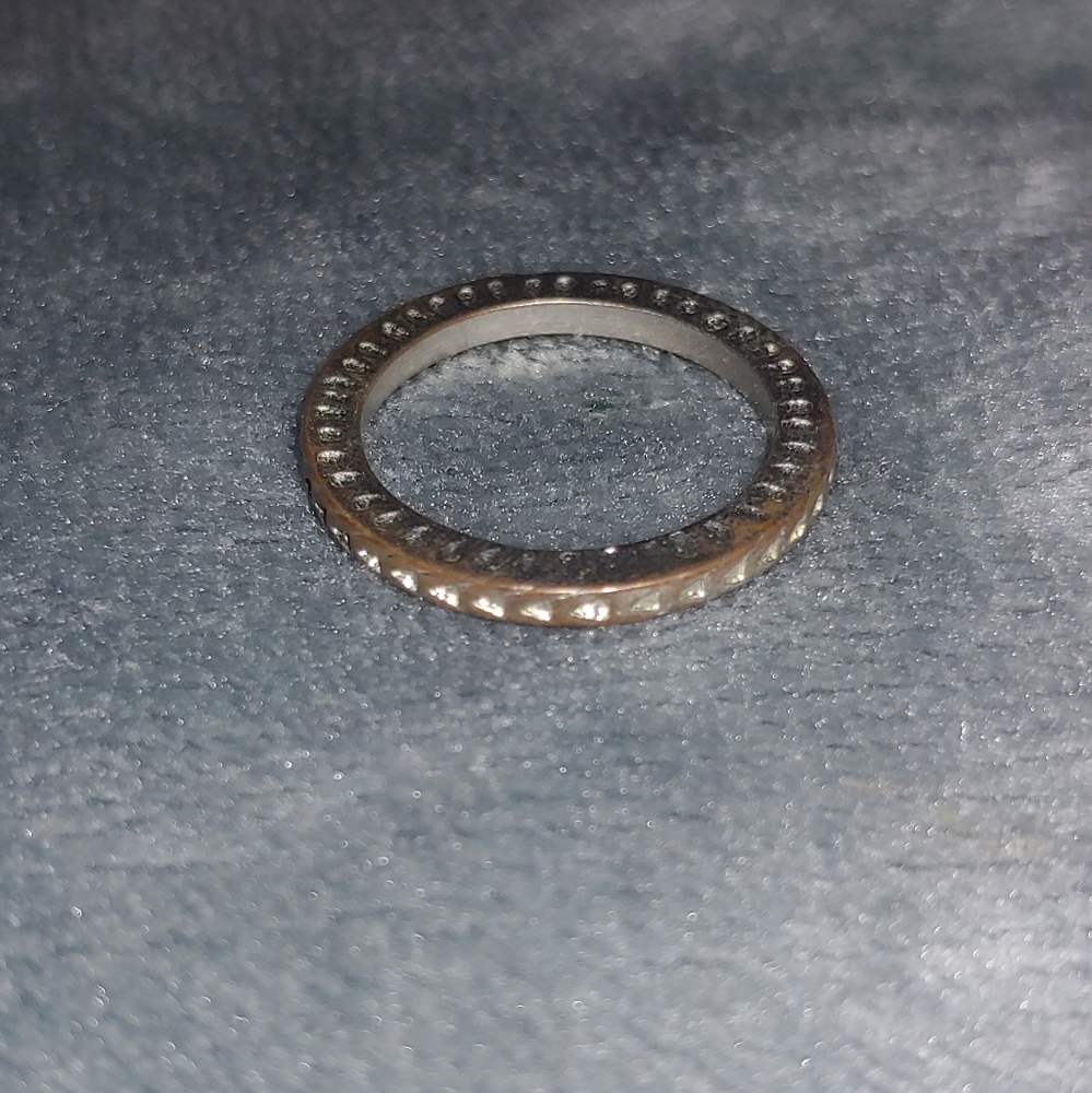 Elegant Silver-Tone Women's Ring